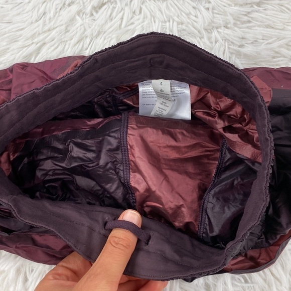 Lululemon Patch Game Short *4" Redwood / Black Cherry / So Merlot - Picture 4 of 5